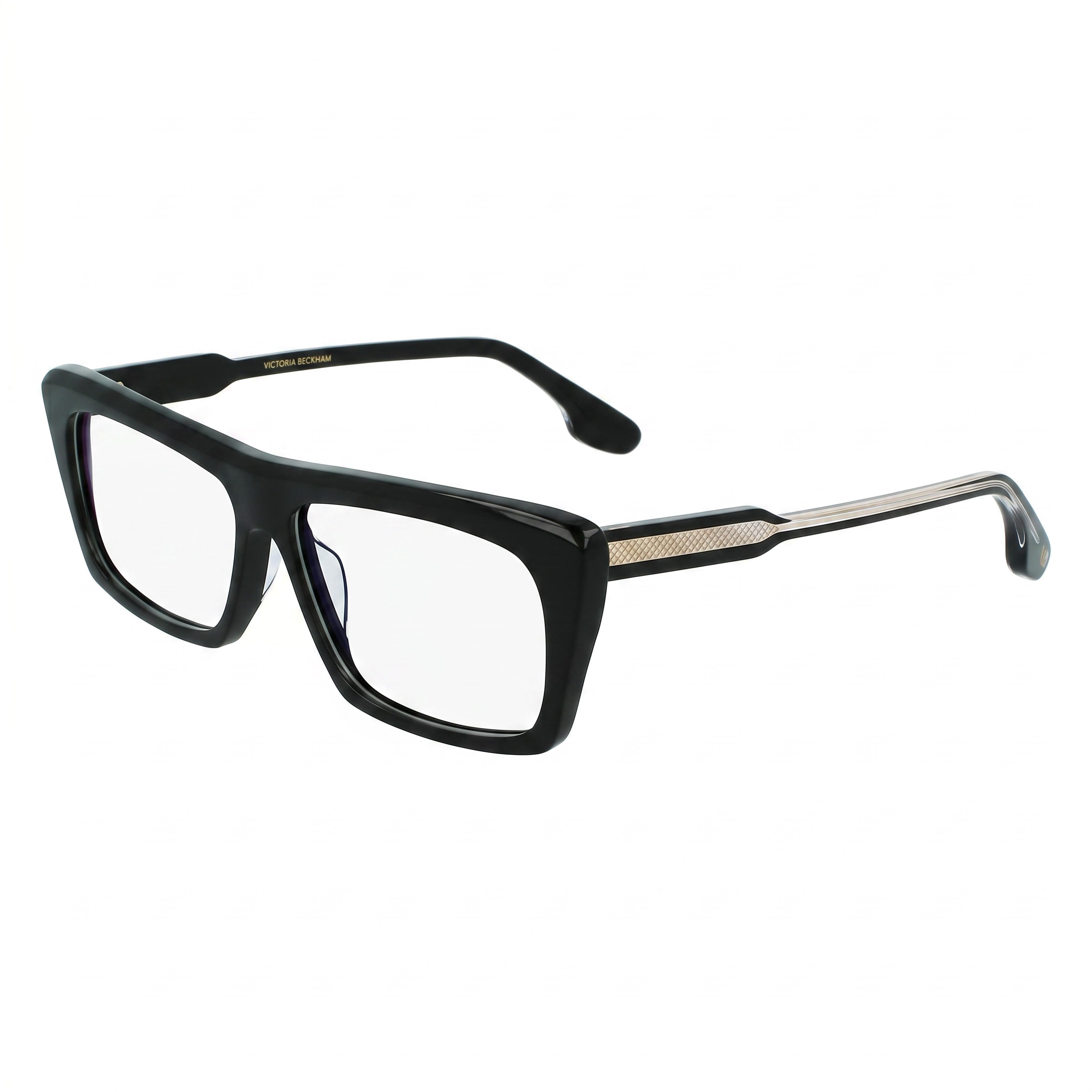 Victoria Beckham Modern Men's Black Alloy Steel Frame Eyewear with 56mm Non-Polarised Polycarbonate Lenses, Photo 1