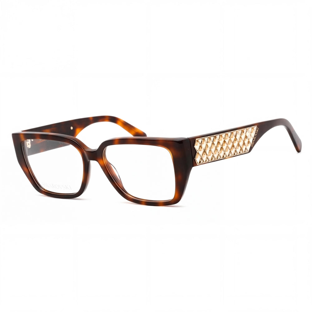 Swarovski Sk5446 Women's Blonde Havana Plastic Eyeglasses 54mm