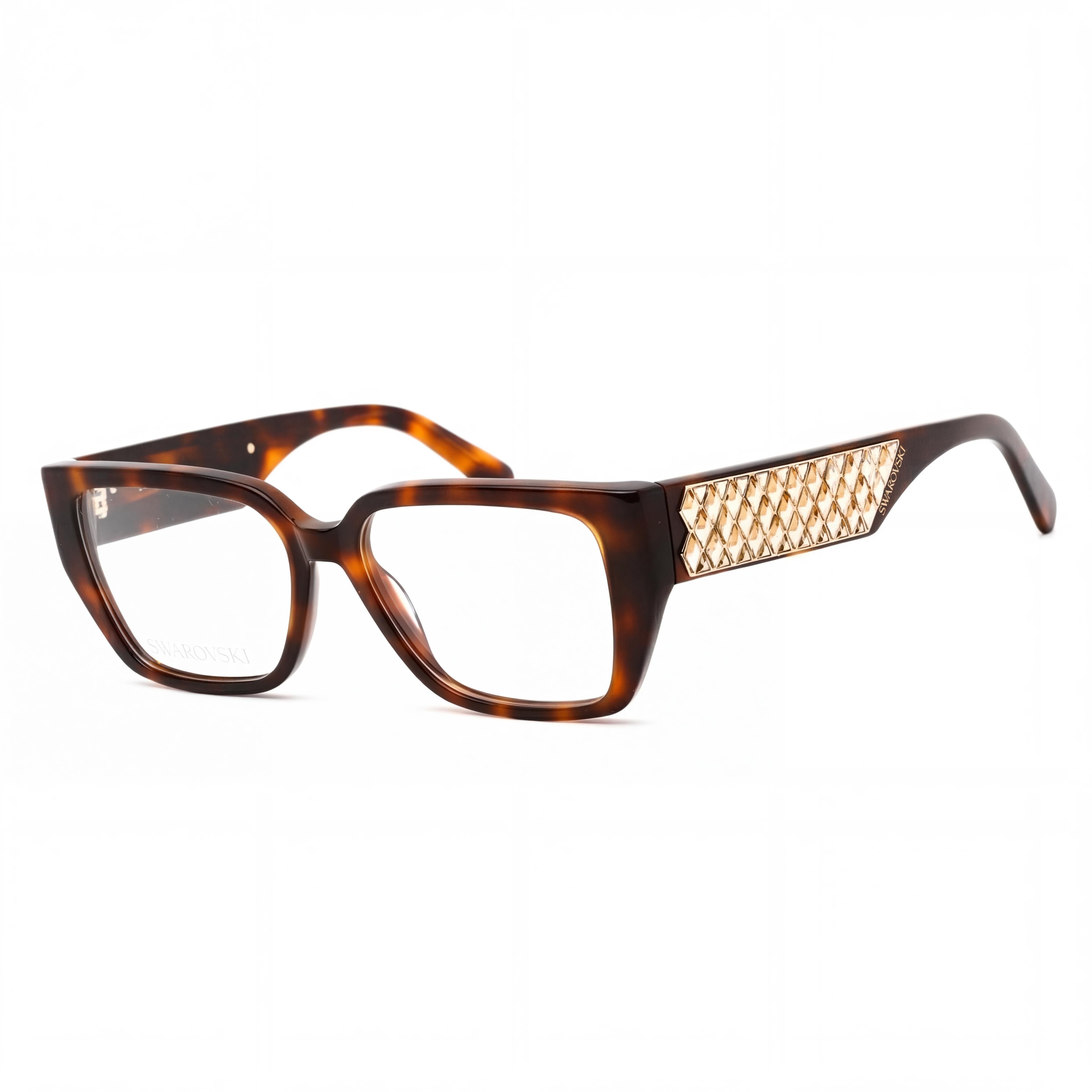 Swarovski Sk5446 Women's Blonde Havana Plastic Eyeglasses 54mm, Photo 1