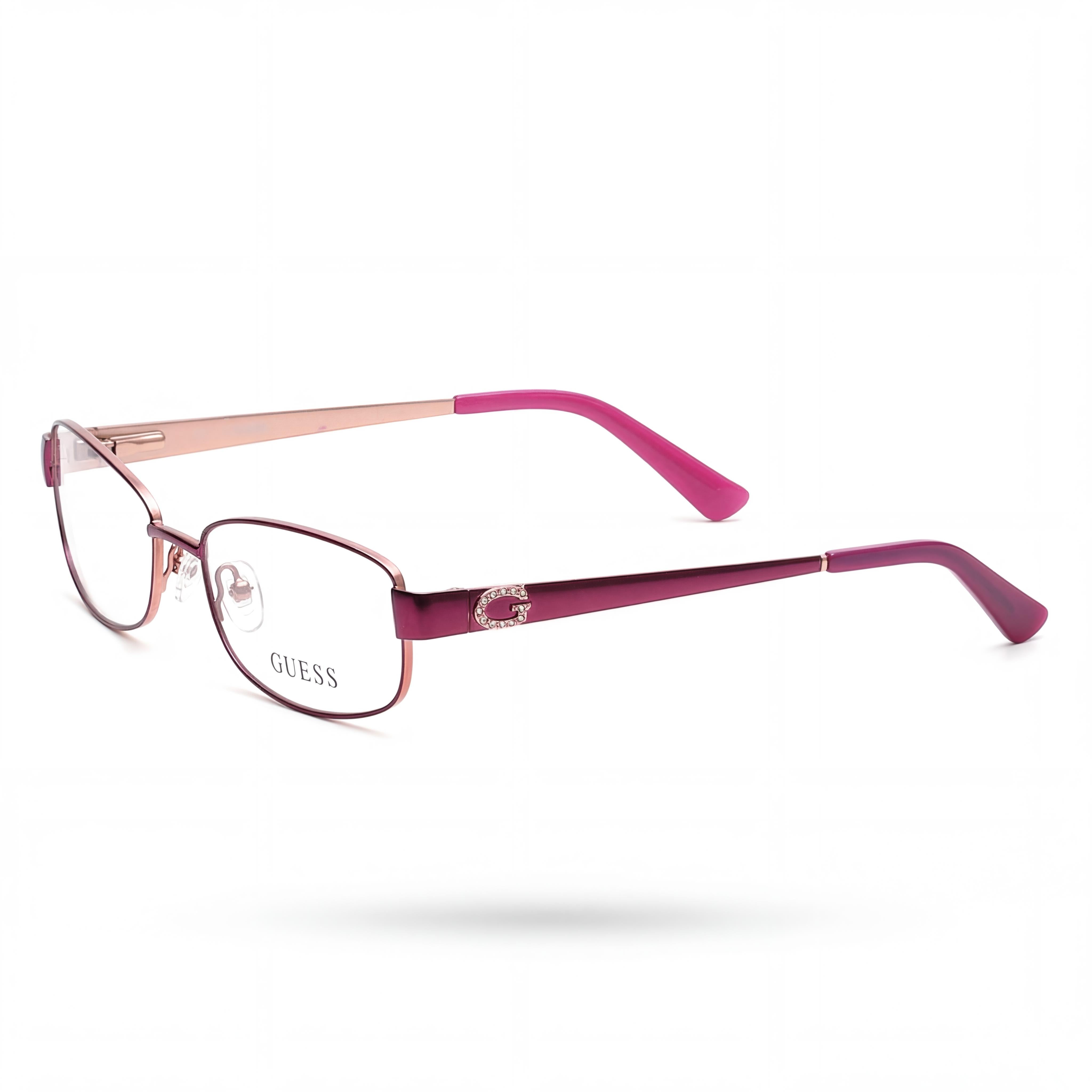 Gafas de sol unisex Guess Gu2569 C53 de metal violeta mate con montura óptica, lentes de 53 mm, puente de 17 mm y patillas de 135 mm., Photo 1