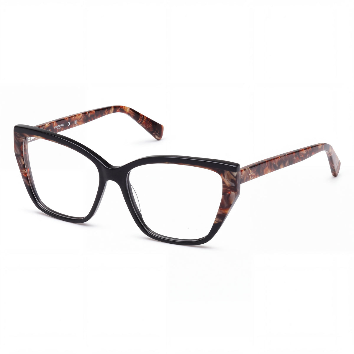 Kenneth Cole KC50014 New York Classic Unisex Burgundy Frame Eyewear in Shiny Bordeaux, Multicolor Lens, 54mm, Photo 1