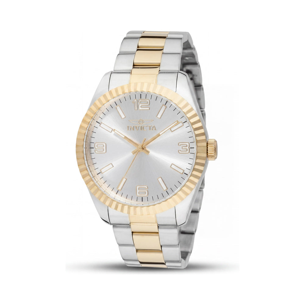 Invicta Specialty 49676 Reloj de Cuarzo para Hombre con Caja y Brazalete de Acero Inoxidable Tono Plateado 43mm