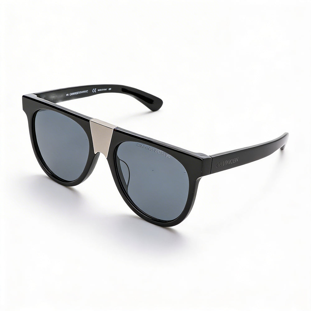 Calvin Klein Classic Gafas de sol de acetato para mujer con lentes de poliéster, multicolor, no polarizadas, protección UV de 52 mm