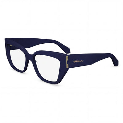 Salvatore Ferragamo Sf2972 Men's Optical Eyeglasses Frames with Acetate Construction in Blue Navy Color, Lens Width 54mm