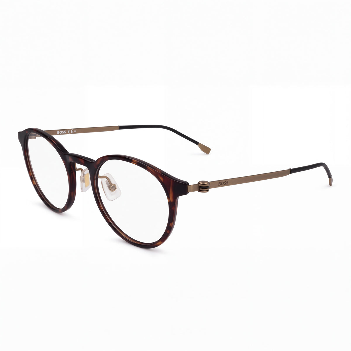 Hugo Boss Boss 1350/F Unisex Eyewear featuring Polyamide Injection-Grilamid Frame in Havana, 49mm, Photo 1