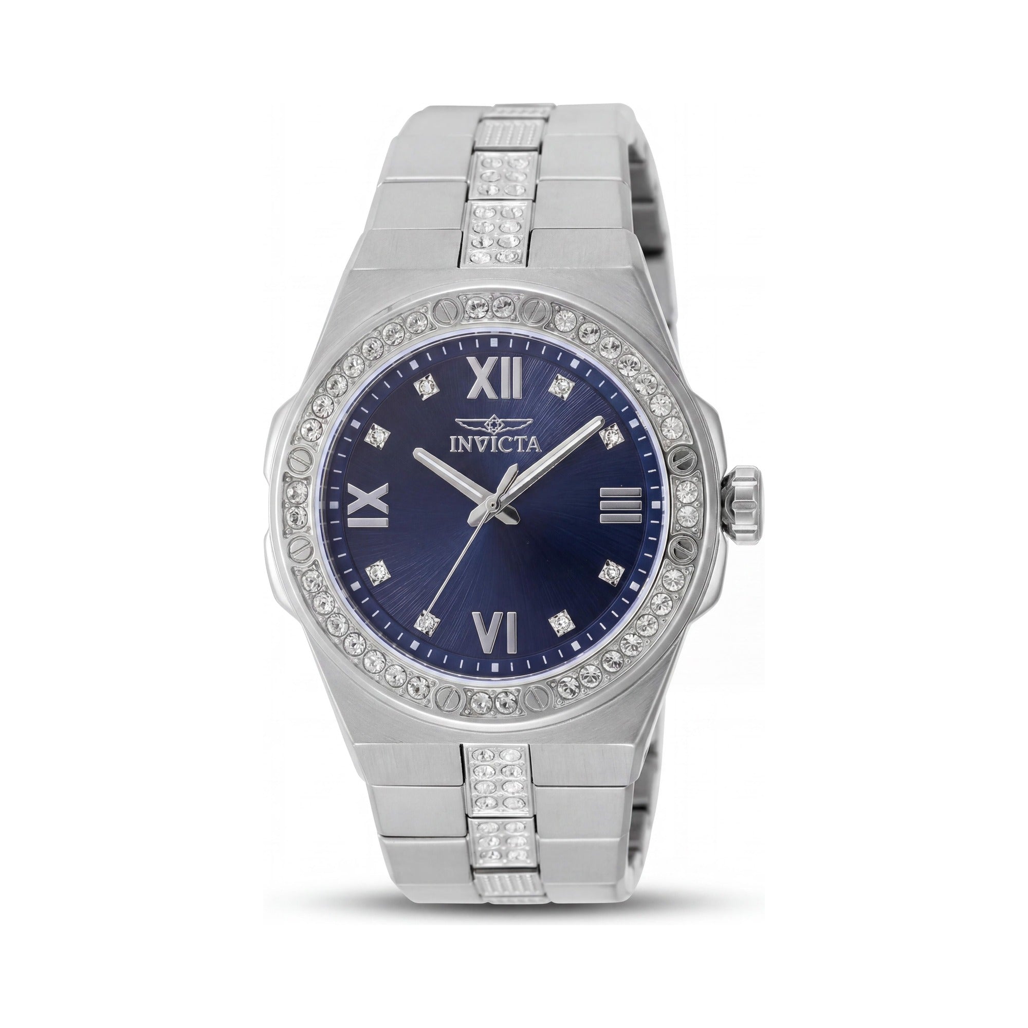 Invicta Specialty 50183 Reloj de pulsera de acero inoxidable con cuarzo unisex, esfera azul, 42 mm, Photo 1
