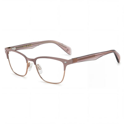 Rag & Bone Rnb 3022 Women's Mud Stainless Steel Optical Frame, Lens 51mm, Bridge 17mm, Temple 140mm