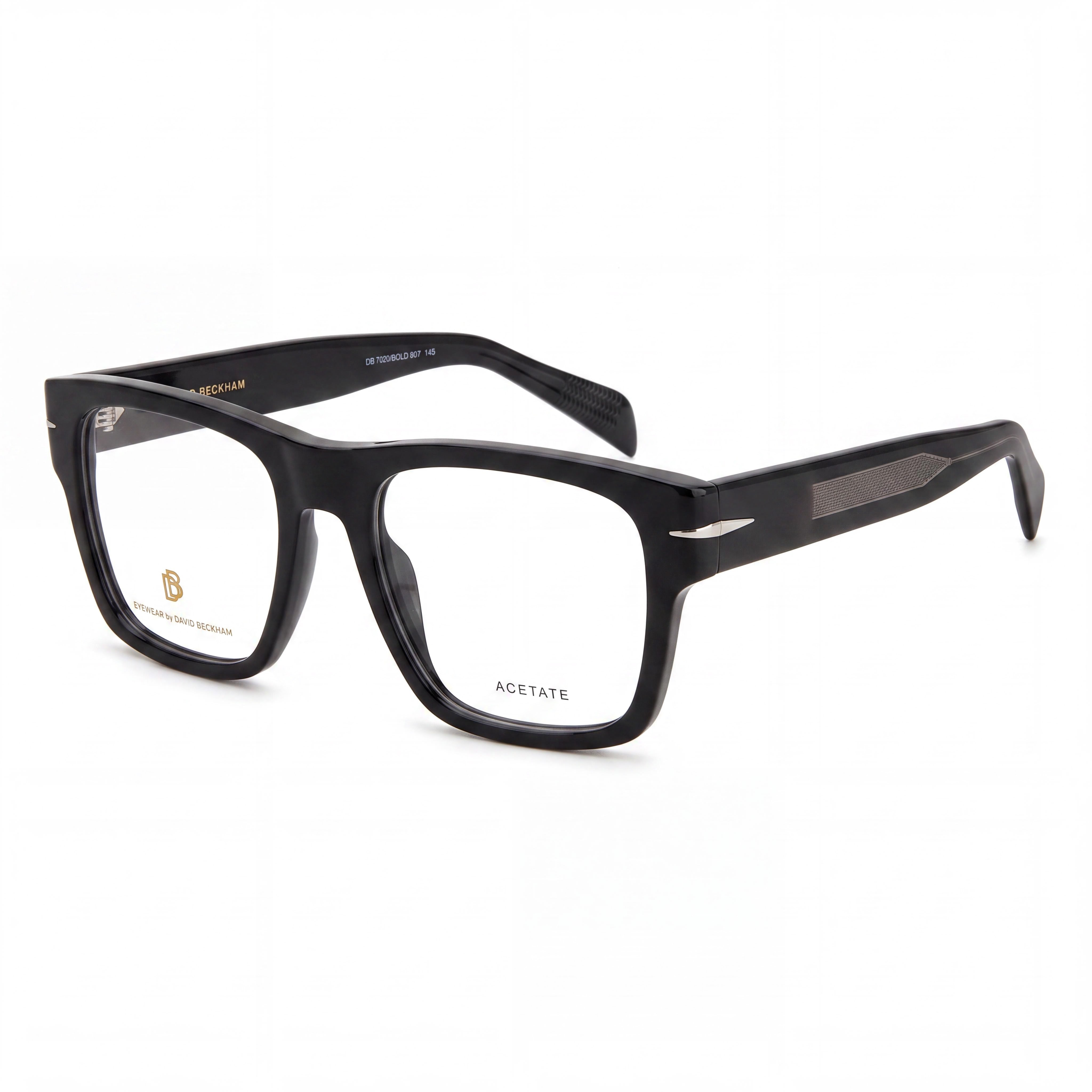 David Beckham Db 7020/Bold Men's Black Plastic Sunglasses 51mm, Photo 1