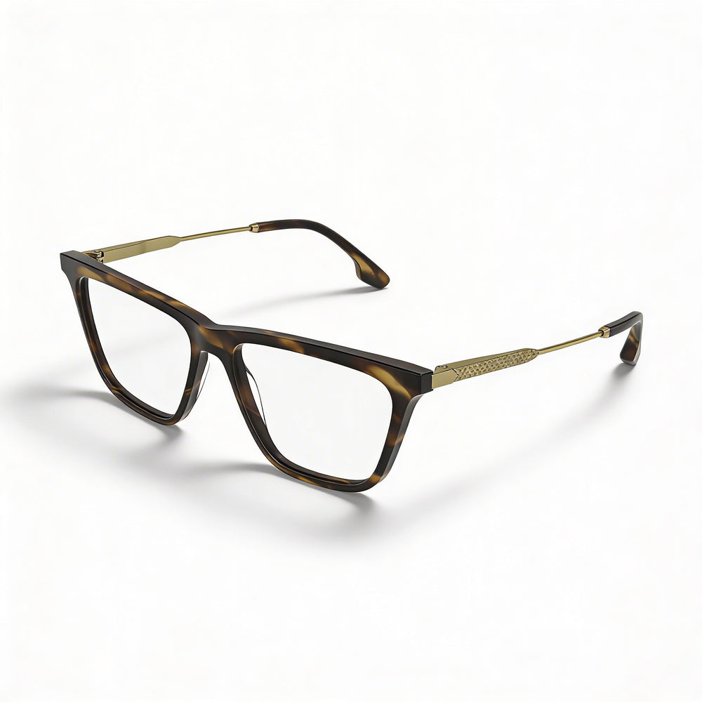 Victoria Beckham Modern Women's Non-polarised Acetate Striped Khaki Havana 54mm