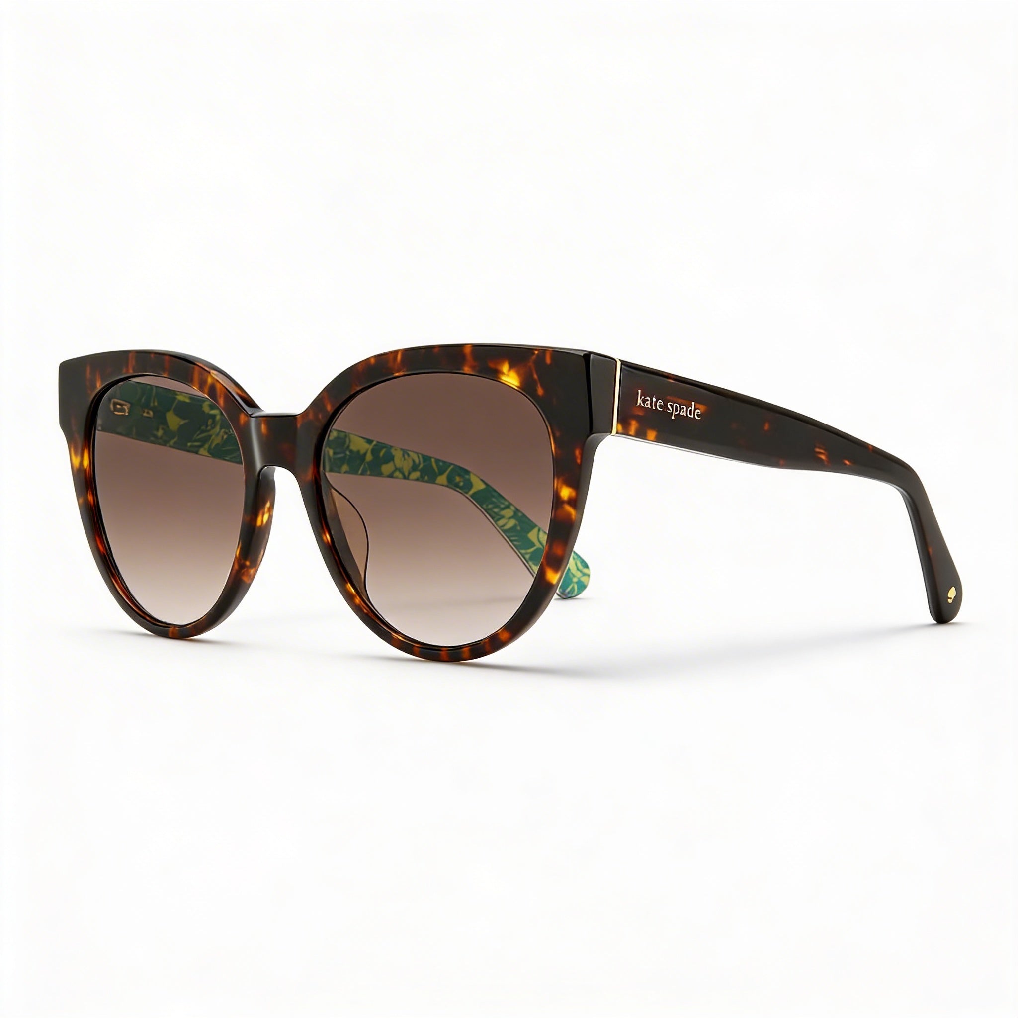 Gafas ópticas de acetato estilo casual para mujer Kate Spade New York con montura Habana Multic 50-17-140, Photo 1