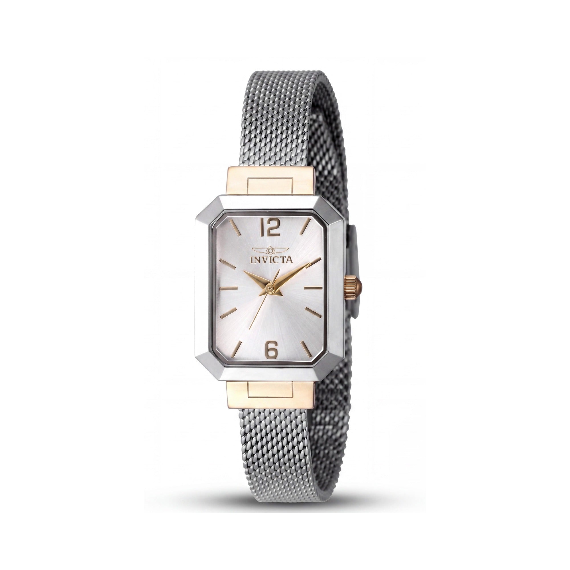 Invicta Women's Angel Collection 48150 Silver Stainless Steel Quartz Watch with Bezel Markings, Arabic Numerals, 21mm Case, Photo 1