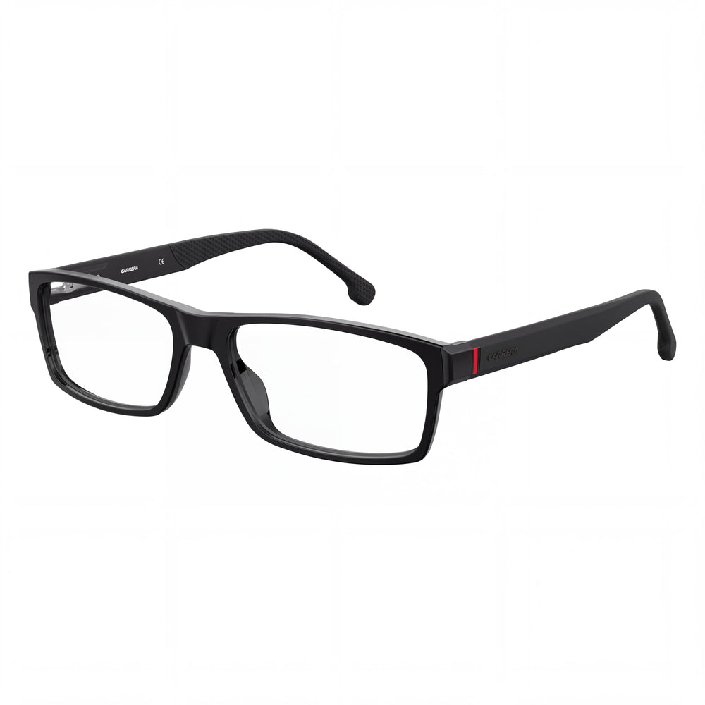 Carrera 8852 Men's Black Plastic Frame Non Eyeglasses with Black Demo Lenses 57mm