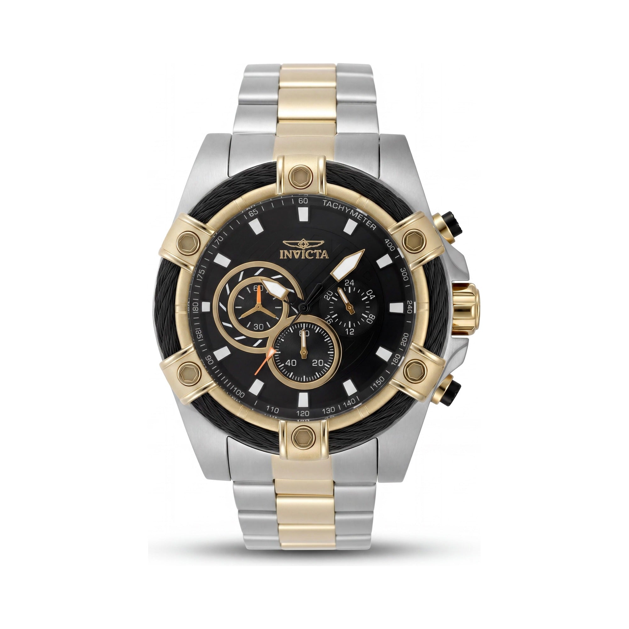 Invicta Bolt 48868 Men's Stainless Steel Black Dial Chronograph Water Resistant Watch 52mm, Photo 1