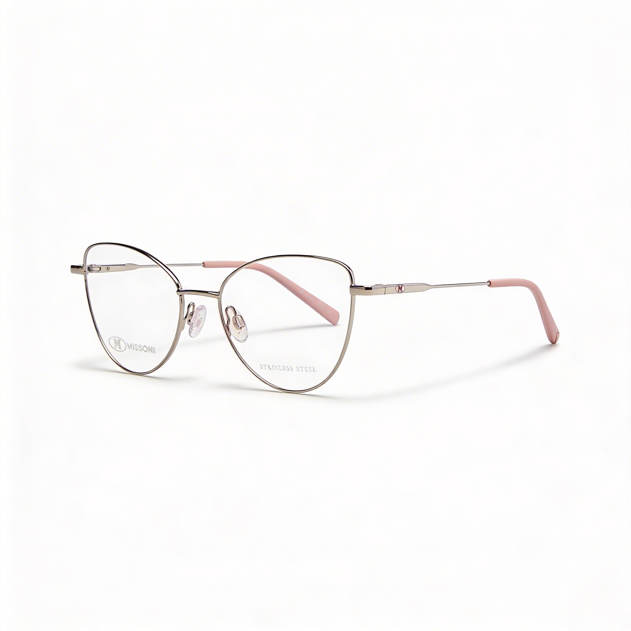 Missoni MMI 0111/TN Modern Unisex Cat Eye Full Rim Metal Non-Polarised Sunglasses in Palladium 50-17-135mm, Photo 1
