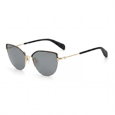 Rag & Bone Modern Women's Cat Eye Gold Black Light Adaptive Plastic 53mm