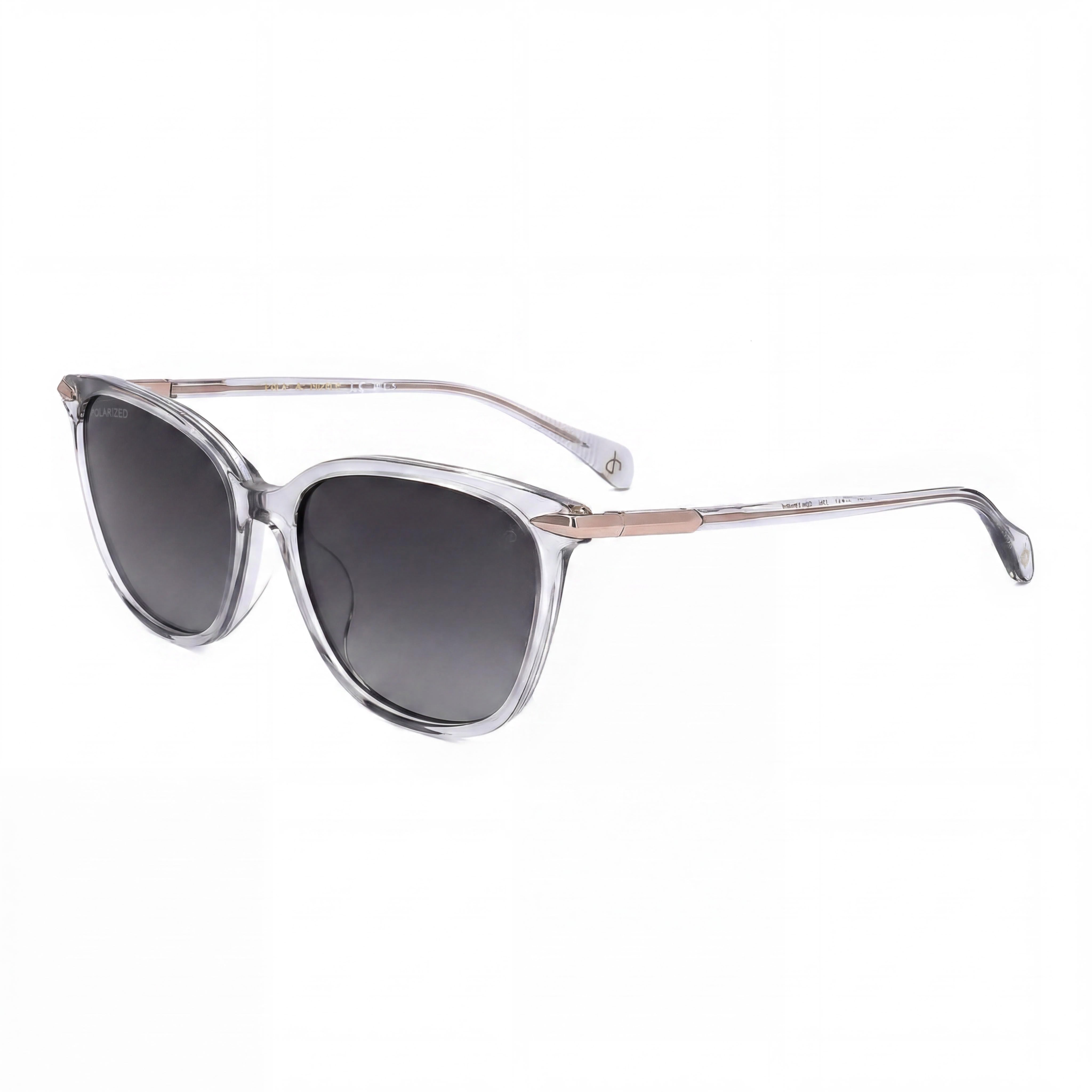 rag & bone Rnb1035s Women's Crystal Bronze Plastic Acetate Sunglasses with Gray Gradient Lenses and UV Protection 55mm, Photo 1