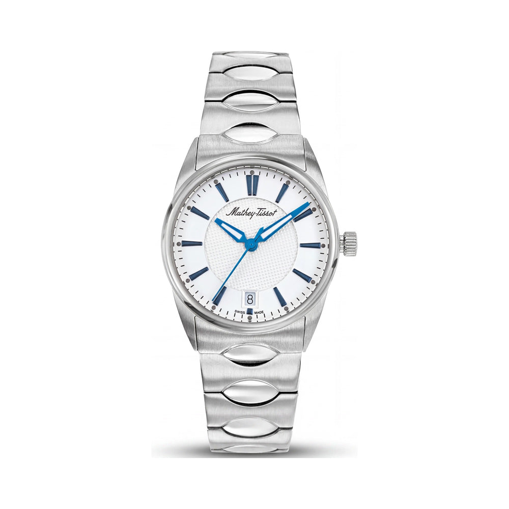 Mathey-Tissot bracelet Women's 32 mm White Dial Stainless Steel Water Resistant Quartz Watch