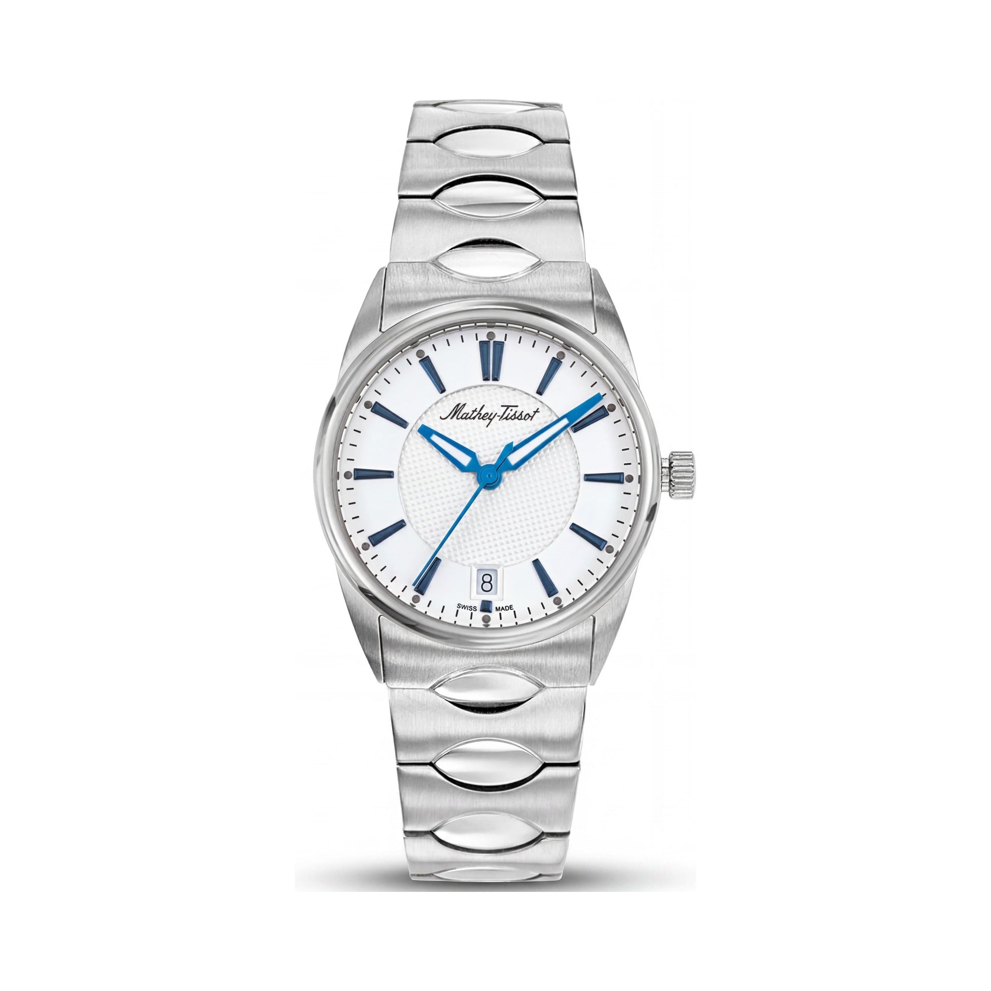Mathey-Tissot bracelet Women's 32 mm White Dial Stainless Steel Water Resistant Quartz Watch, Photo 1