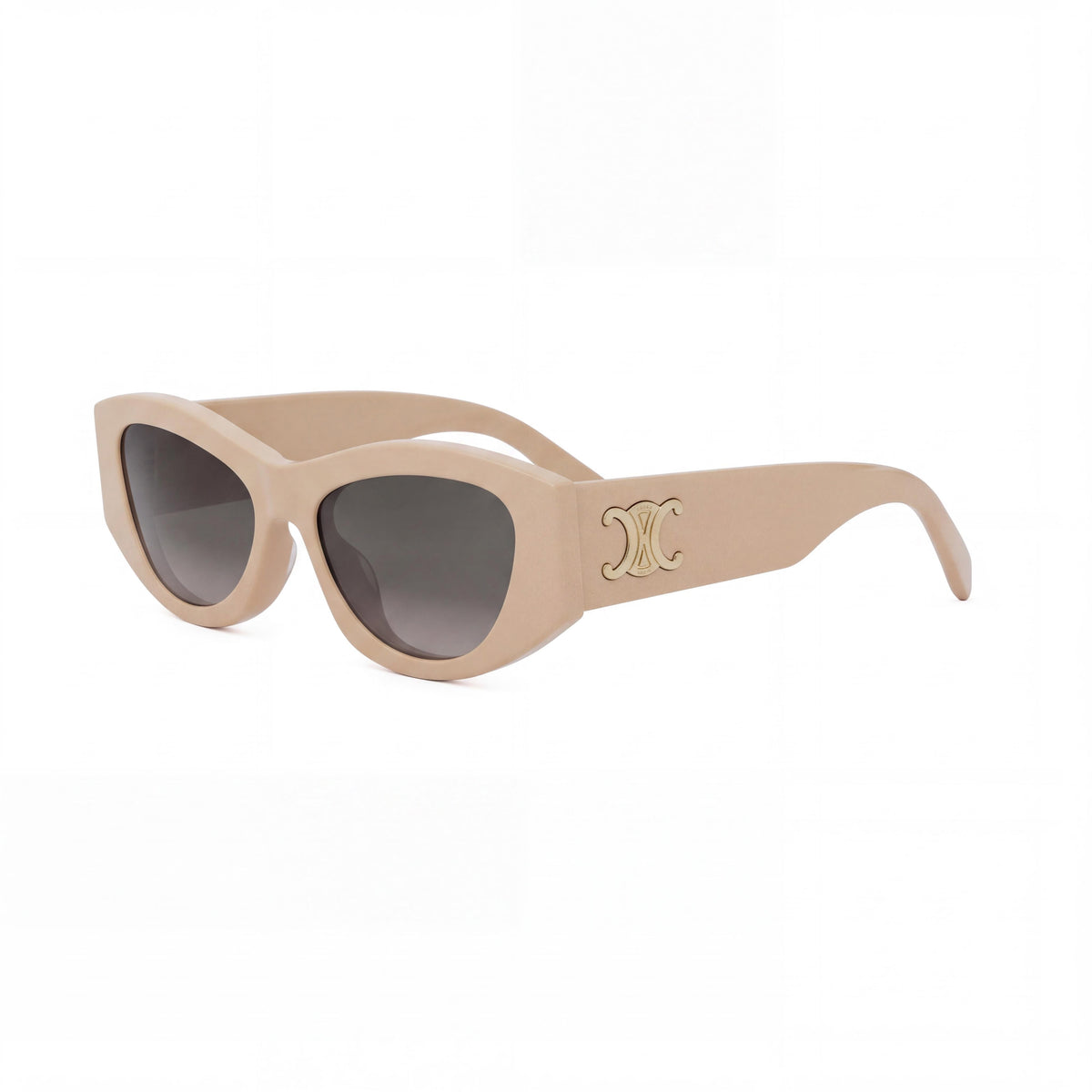 Celine CL40308U 57B Women's Classic Brown Acetate Sunglasses with Grey Lenses, 100% UV Protection, 55mm, Photo 1