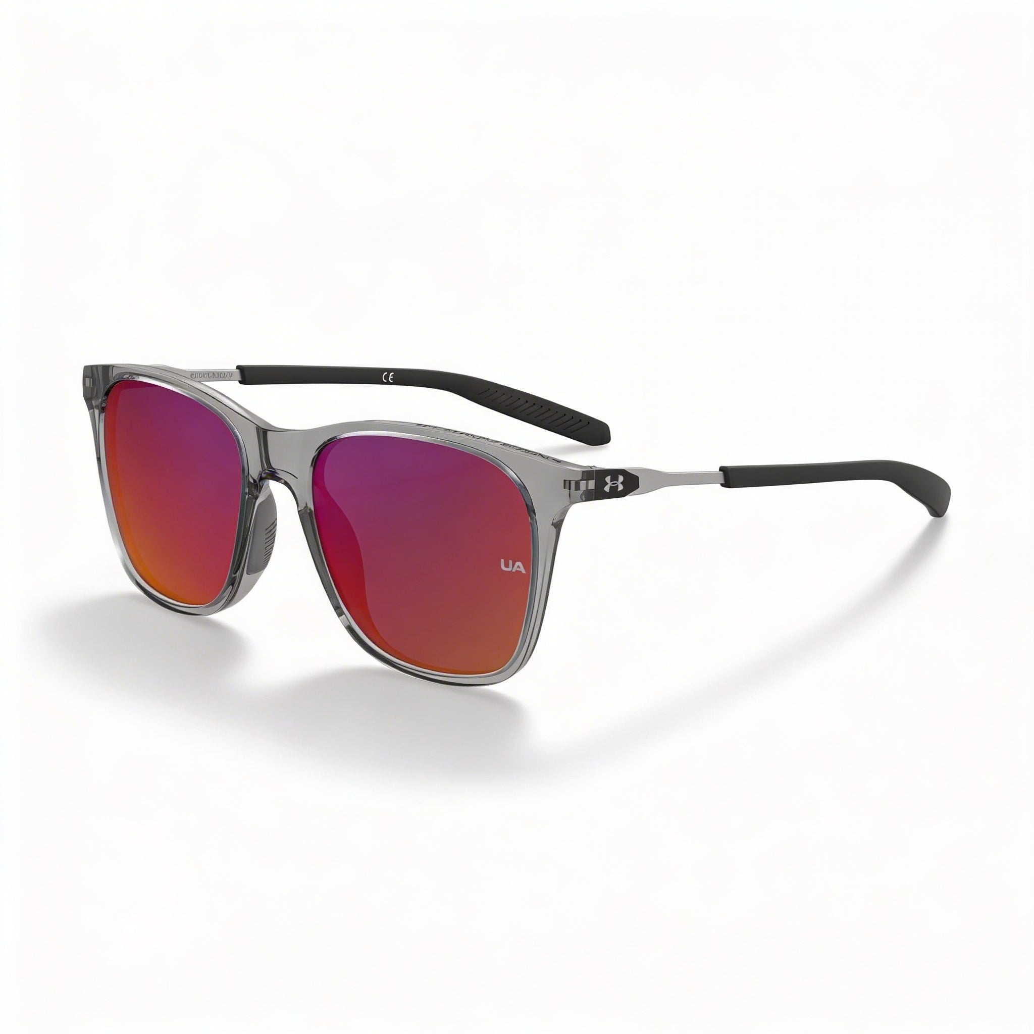 Under Armour Classic Women's Polyamide Crystal Grey/Gray Infrared Non-Polarized UV Protection Sunglasses 54mm, Photo 1
