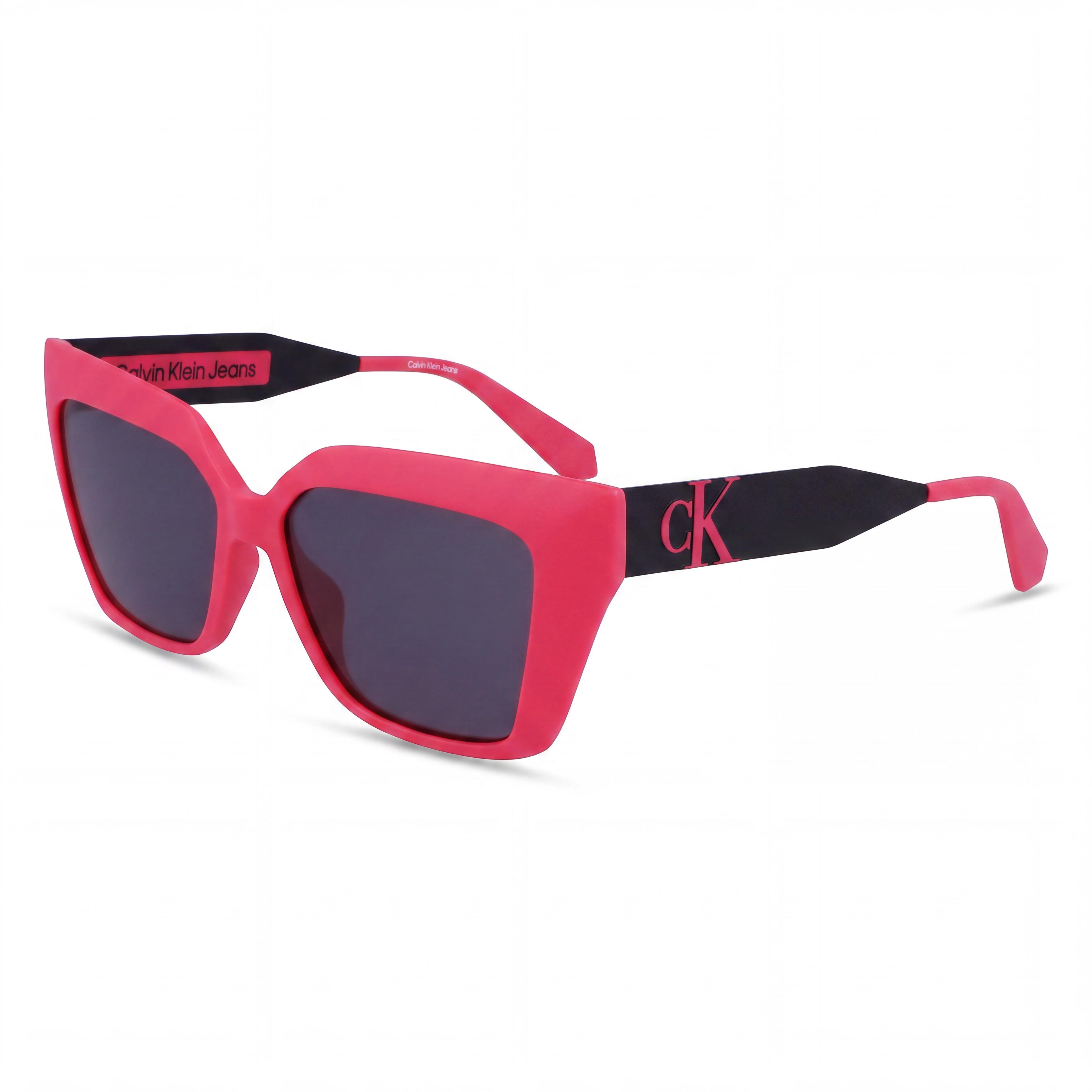 Calvin Klein Ckj22639s Women's Pink Butterfly Injected Frame Solid Grey Lens Eyewear Size L, Photo 1