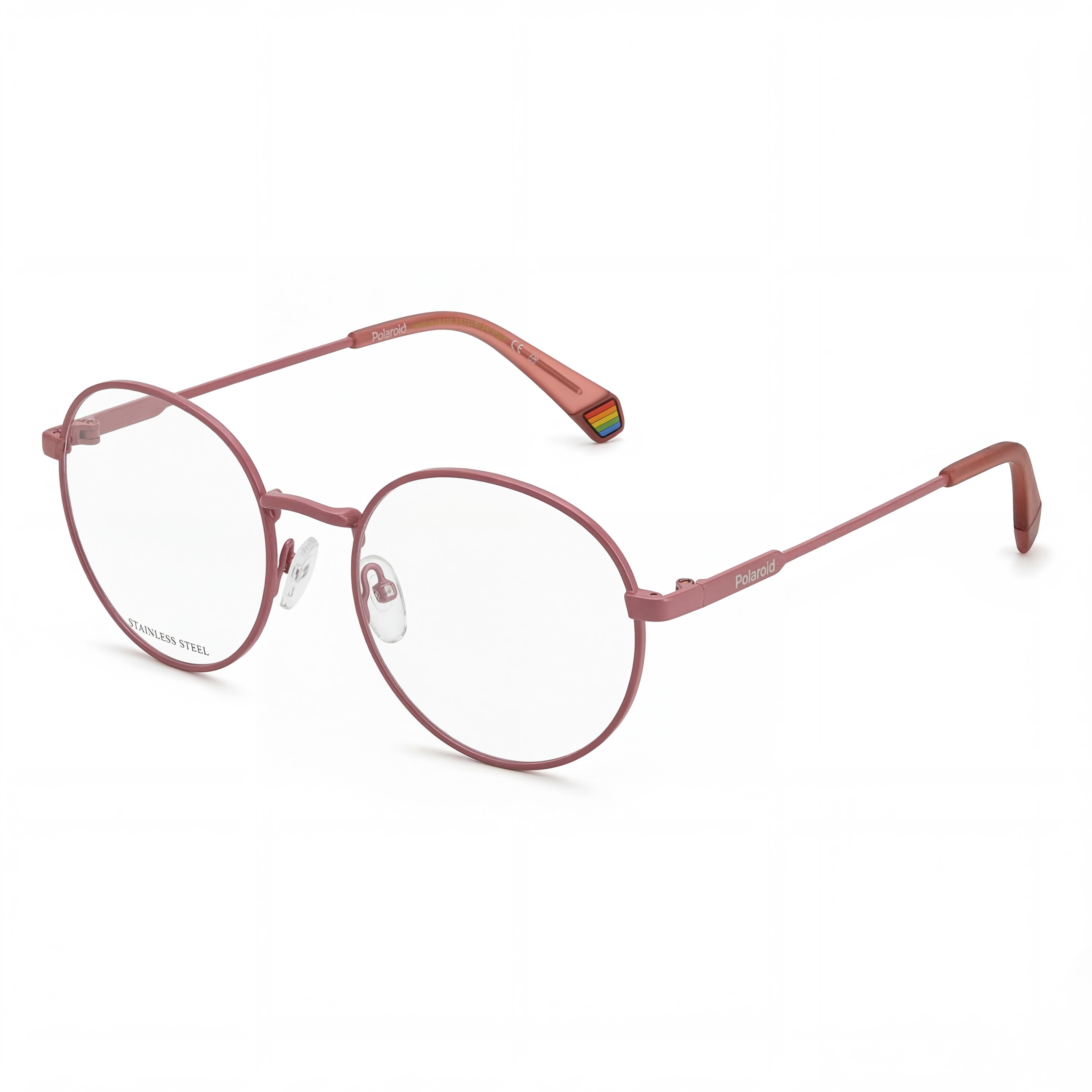 Gafas de sol Polaroid Modern Unisex de metal rosa con protección UV de 51 mm, Photo 1