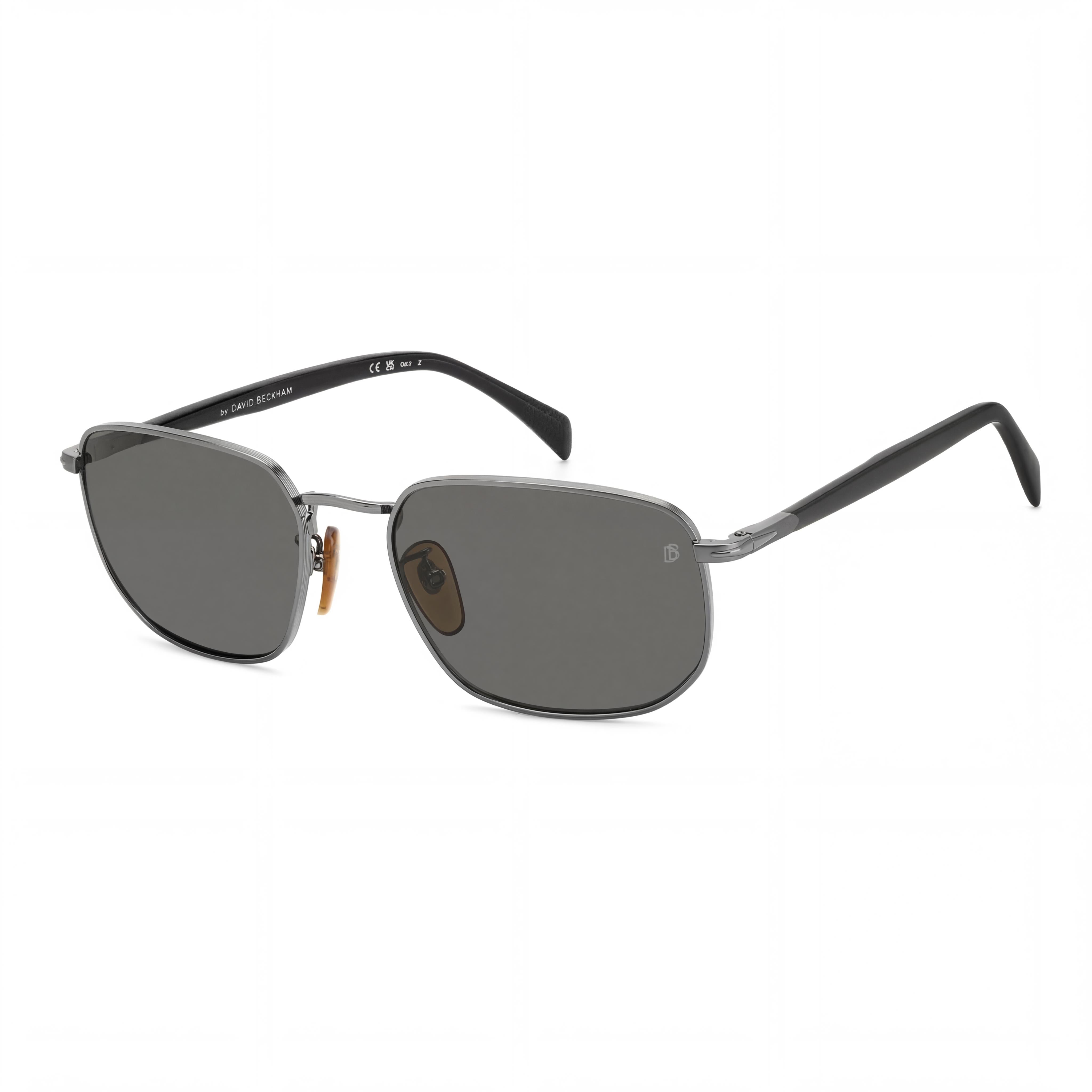 Beckham Db 1143/S Women's Grey Stainless Steel Sunglasses, Grey UV Lenses 57mm, Photo 1