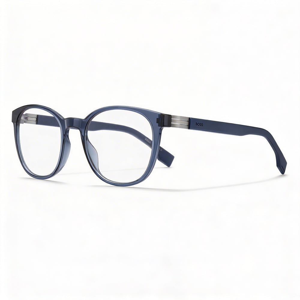 Hugo Boss Audio Systems 1577 Men’s Casual Blue Polyamide Optical Eyeglasses Clear Lenses 52mm