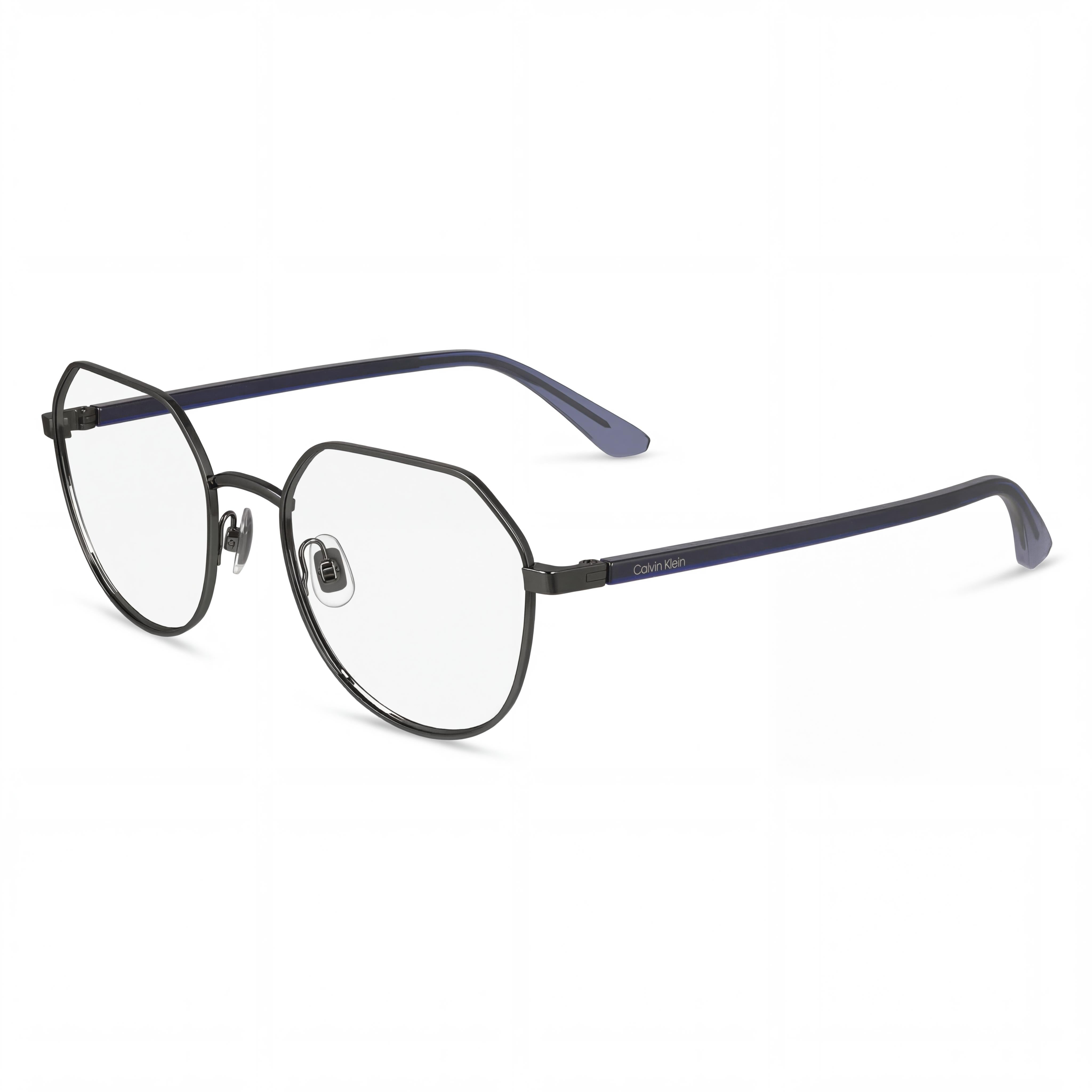 Calvin Klein Ck23127 Gafas Unisex con Montura de Acetato Gris Plomo Oscuro y Lentes de Policarbonato 50-19-145mm, Photo 1