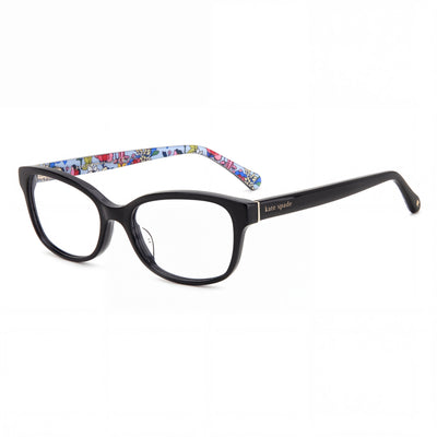 kate spade new york Casual Women's Black Acetate Eyeglass Frames, Lens 51mm, Bridge 16mm, Temple 140mm