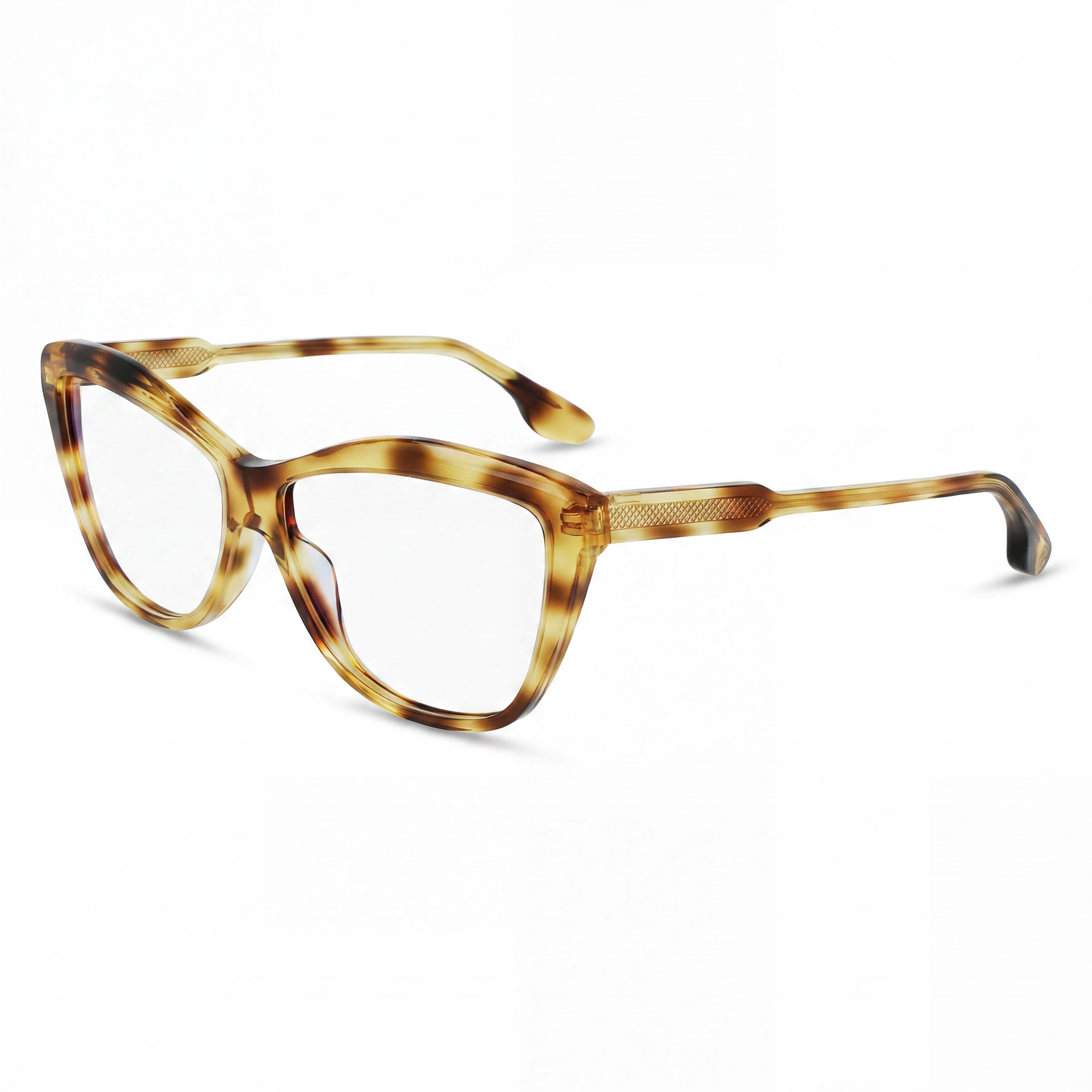 Gafas de sol modernas para hombre Victoria Beckham con montura de acetato Blonde Havana y lente de 57 mm, Photo 1