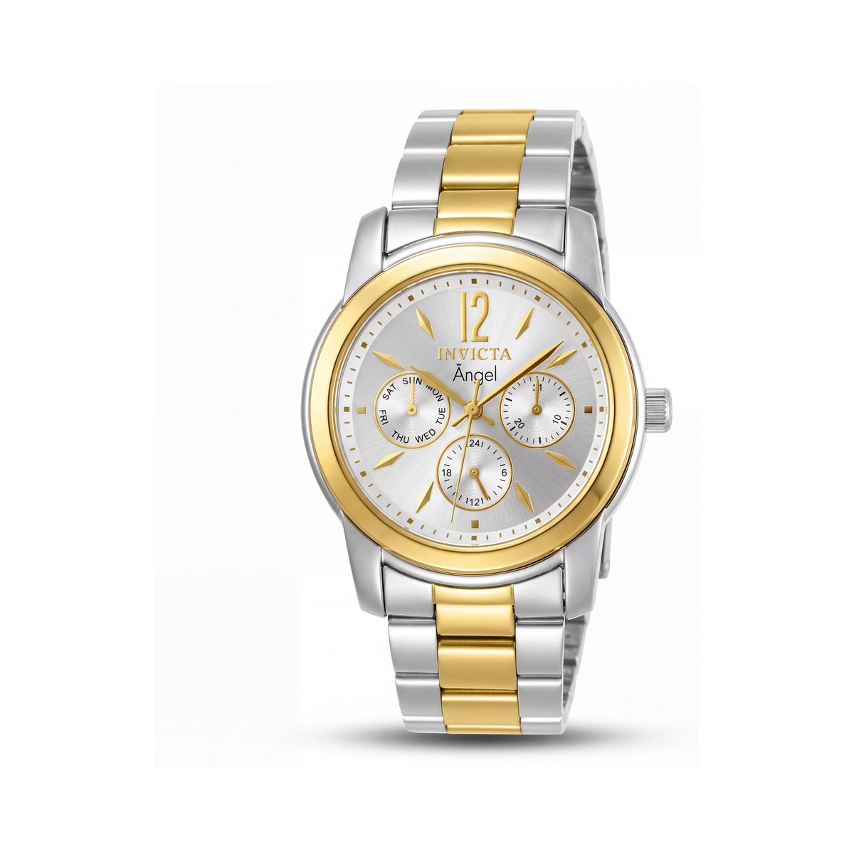 Reloj Invicta Angel de cuarzo de 38 mm de acero inoxidable plateado resistente al agua, Photo 1