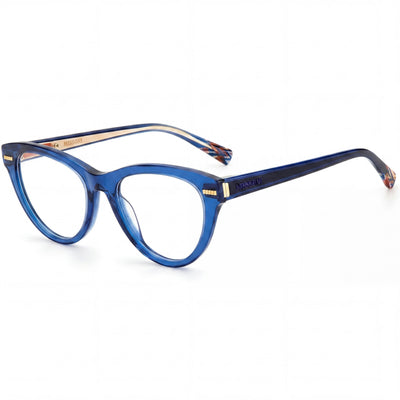 Missoni MIS 0073 Women's Sunglasses featuring a Blue Acetate Frame and Blue Lenses, 51mm Lens Width