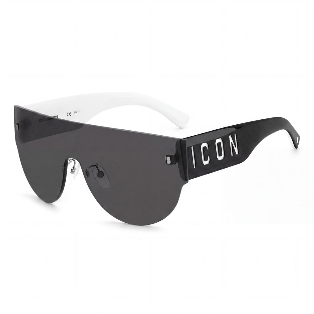 Carrera Modern Unisex Black White, Nylon Frame & Polycarbonate Lens Sunglasses with UV Protection, 99mm