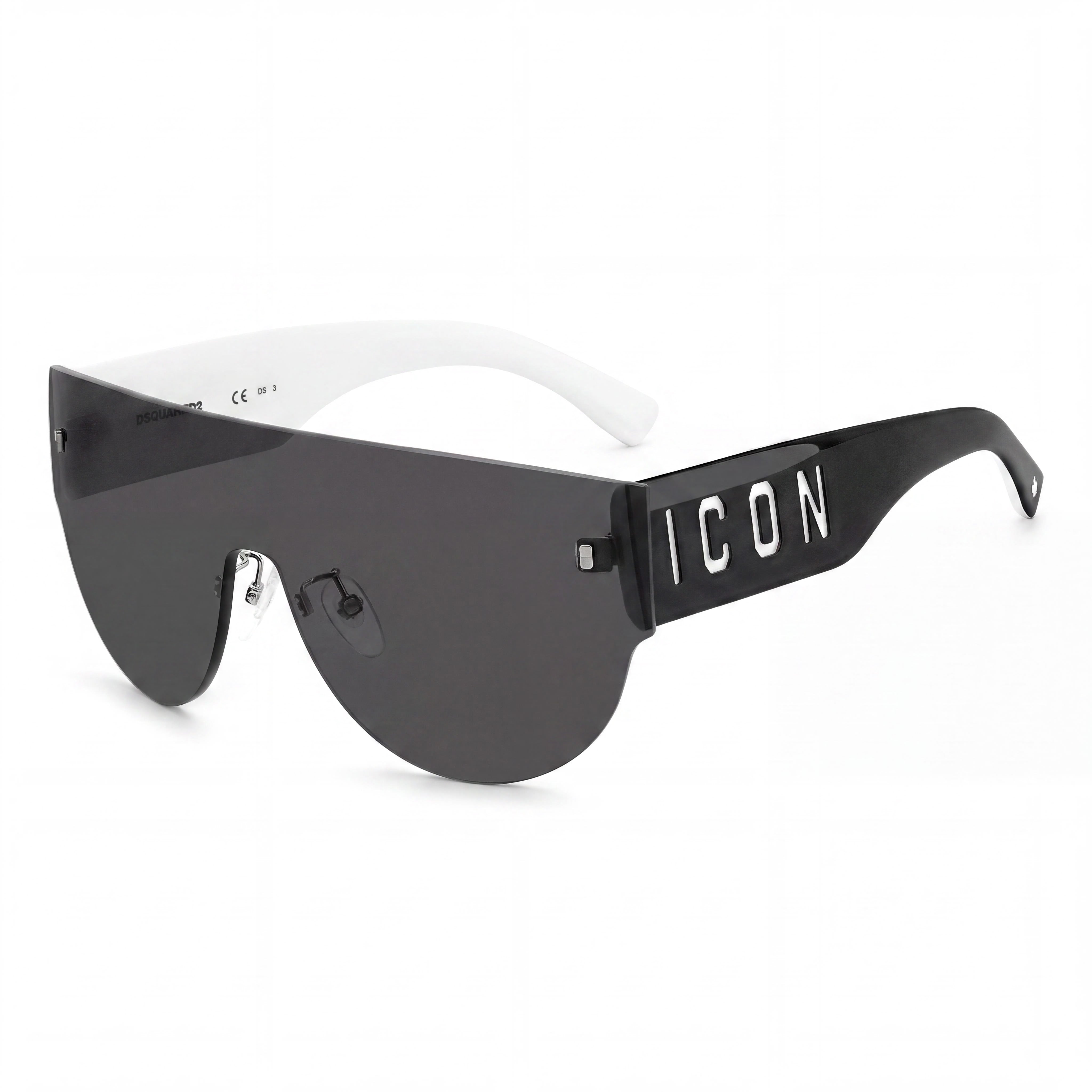 Carrera Modern Unisex Negro Blanco, Gafas de Sol con Montura de Nailon y Lentes de Policarbonato con Protección UV, 99mm, Photo 1