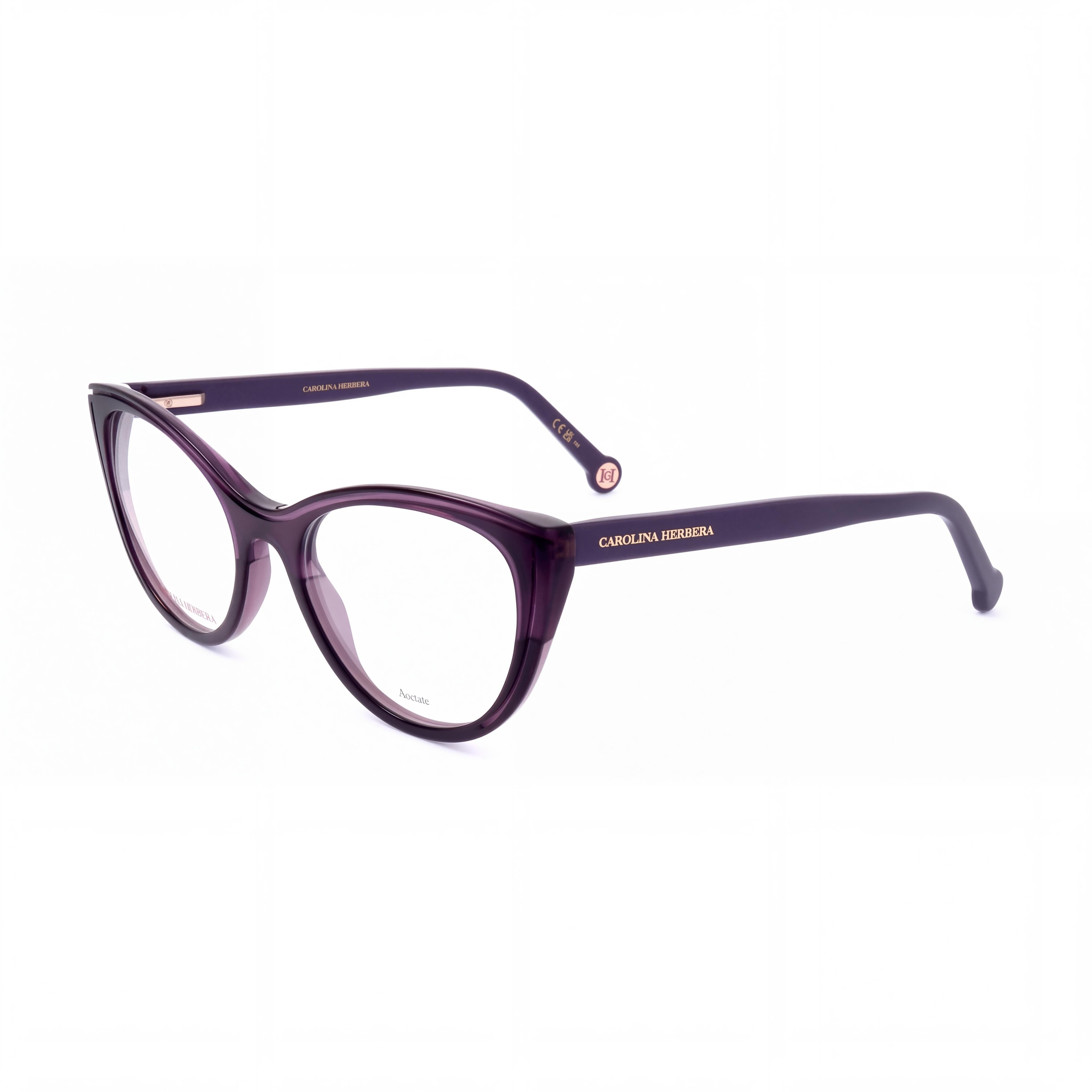 CAROLINA HERRERA Her 0171 Women's Unisex Style Acetate Reading Glasses Multicolored Frame with Glass Lenses 53, Photo 1