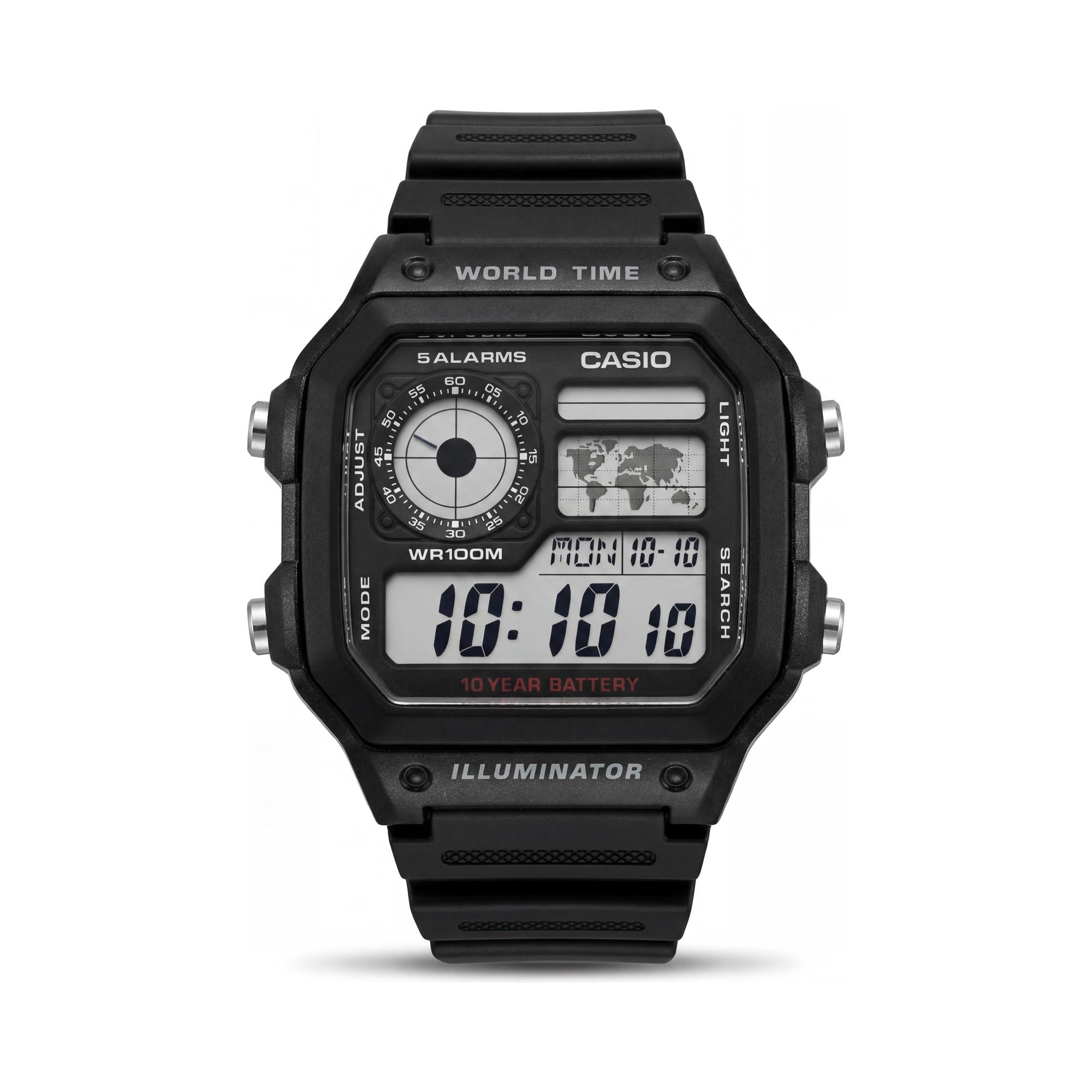 Casio AE-1200WH Reloj negro para hombre, 39.5 mm, Photo 1