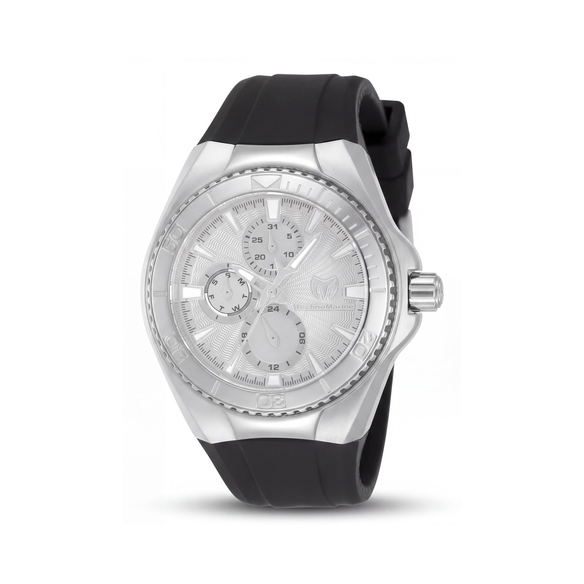 TechnoMarine Cruise California Women's Chronograph Stainless Steel Watch, Black & Steel, 40mm, Photo 1