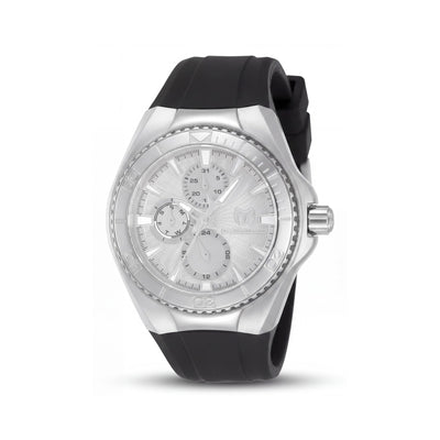 TechnoMarine Cruise California Women's Chronograph Stainless Steel Watch, Black & Steel, 40mm