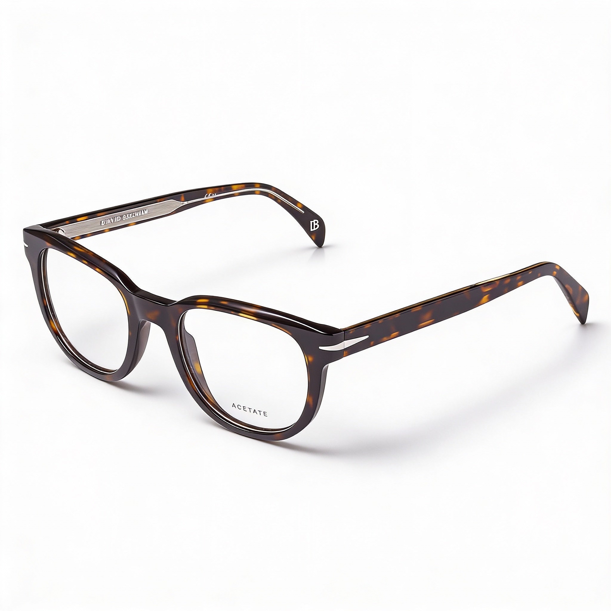 David Beckham Db 7097 Unisex Acetate Frame Eyewear in Dark Tortoise with Havana Lenses (Lens Width: 50mm), Photo 1