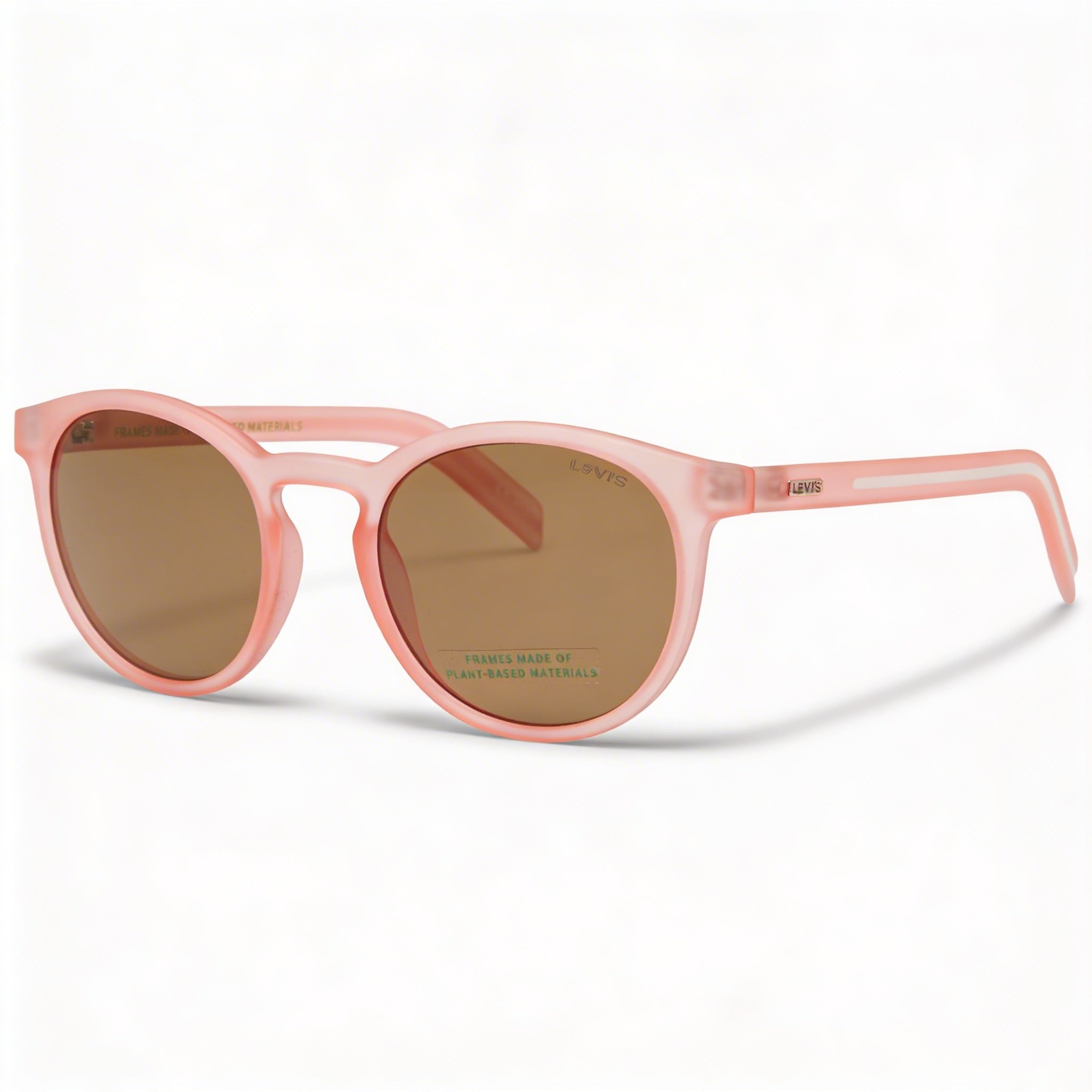Gafas de sol Levi's Modern para mujer, montura de poliamida ecológica en color rosa con lentes de policarbonato con protección UV de 51 mm, Photo 1