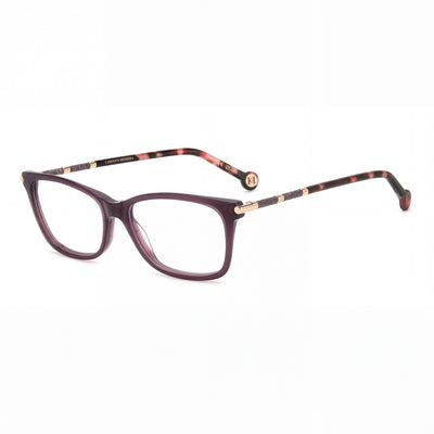 Carolina Herrera HER 0198 Women's Classic Style Violet Havana Plastic Frame Non-Polarized Eyewear 53mm
