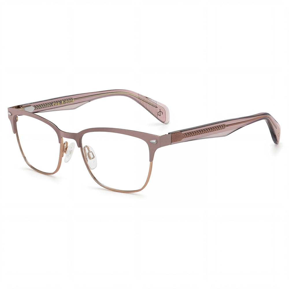 Gafas de sol Rag & Bone Rnb 3022 para mujer con montura metálica en color barro y lentes de policarbonato, talla 53-17-140