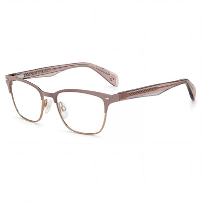 Gafas de sol Rag & Bone Rnb 3022 para mujer con montura metálica en color barro y lentes de policarbonato, talla 53-17-140