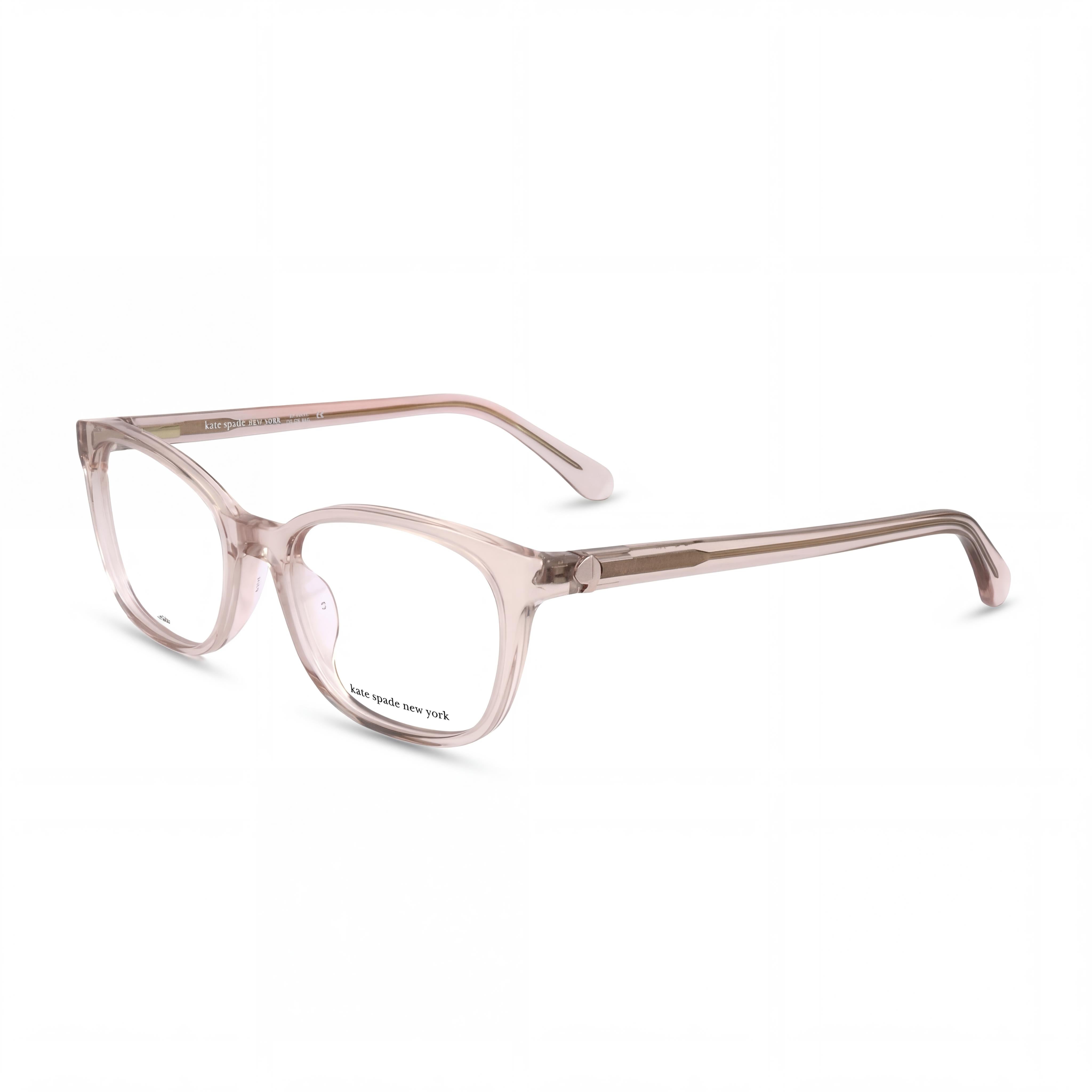 Gafas de sol Kate Spade New York con montura de acetato unisex moderna y lentes de policarbonato en color rosa cristal, ancho de lente de 51 mm, Photo 1