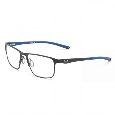 Under Armour Casual Men's Alloy Steel Frame Non-Polarised Sunglasses in Matte Black Blue 56mm