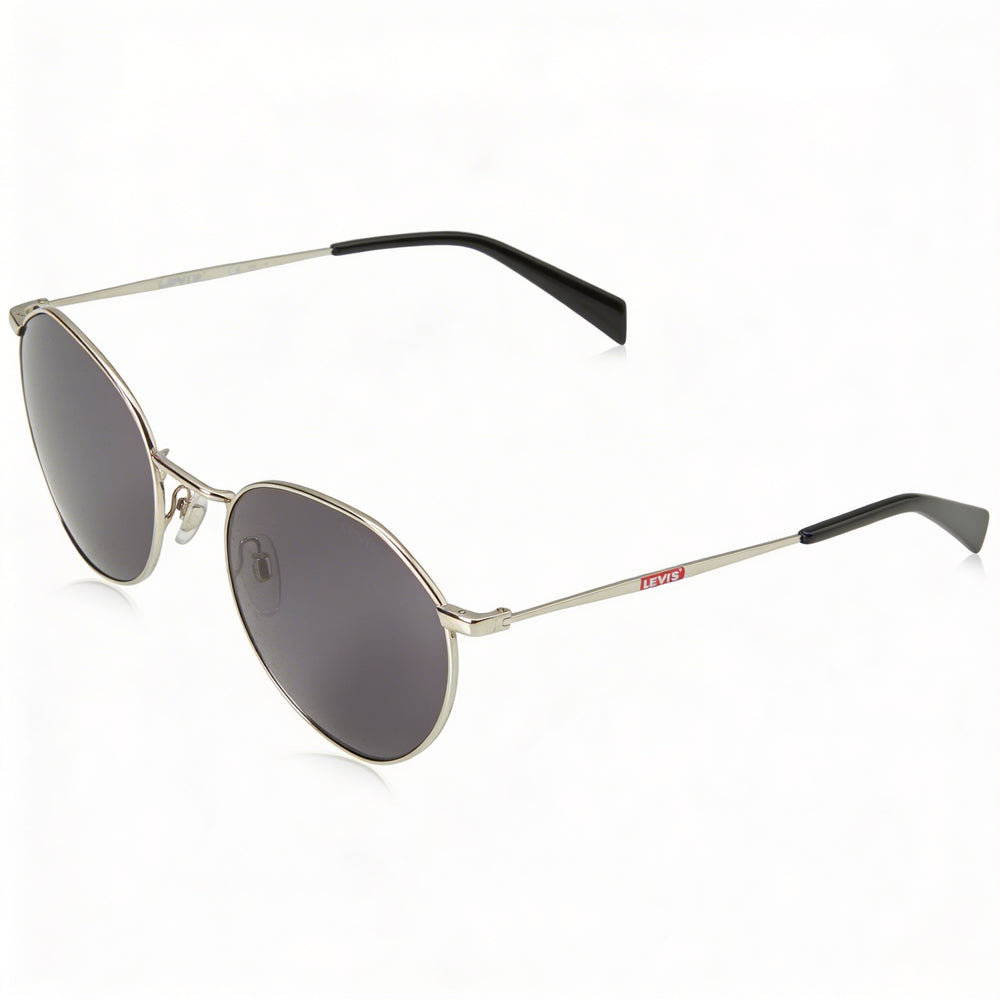 Gafas de sol modernas Levi's para mujer con montura de acero inoxidable paladio y protección UV de 54 mm