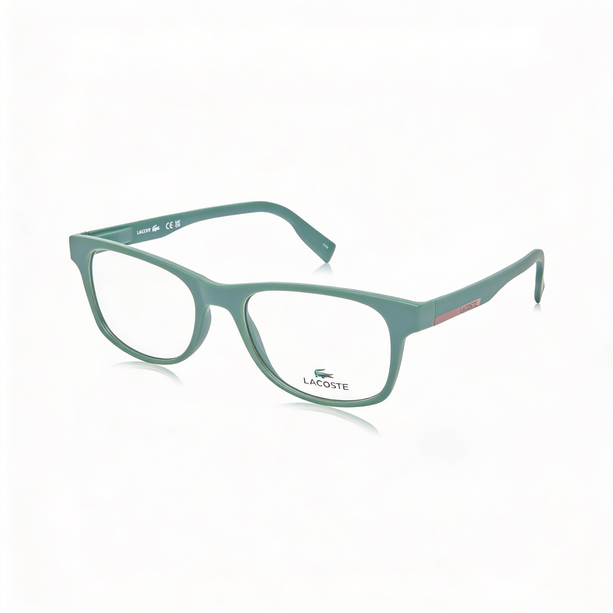 Lacoste L2913 Modern Women's Matte Green Acetate Frame Sunglasses with Non-Polarized Lenses 53mm, Photo 1