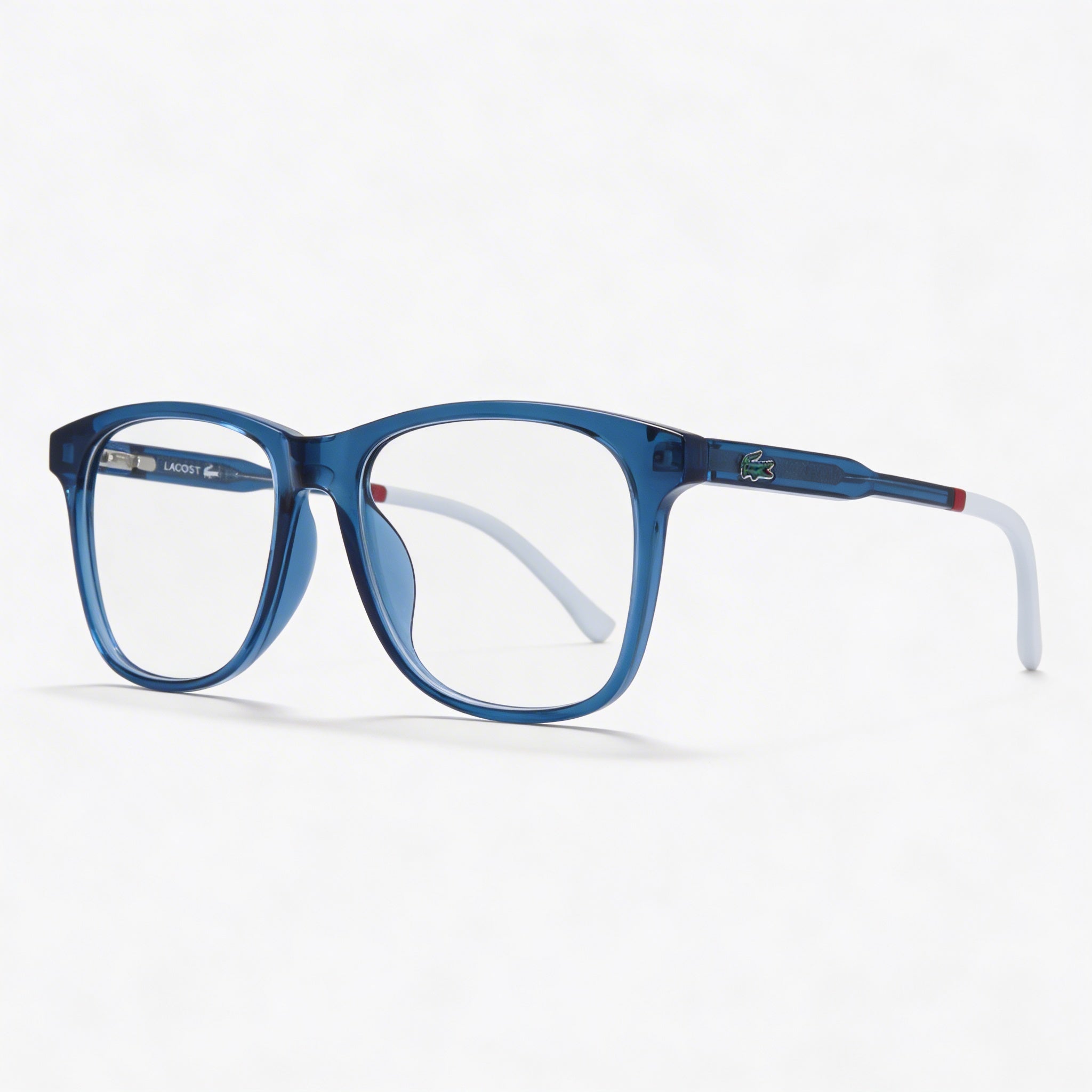 Lacoste L3635 Unisex Eyewear, Featuring Blue Metal Frame, Polycarbonate Lenses, Size 49-15-130mm, Photo 1