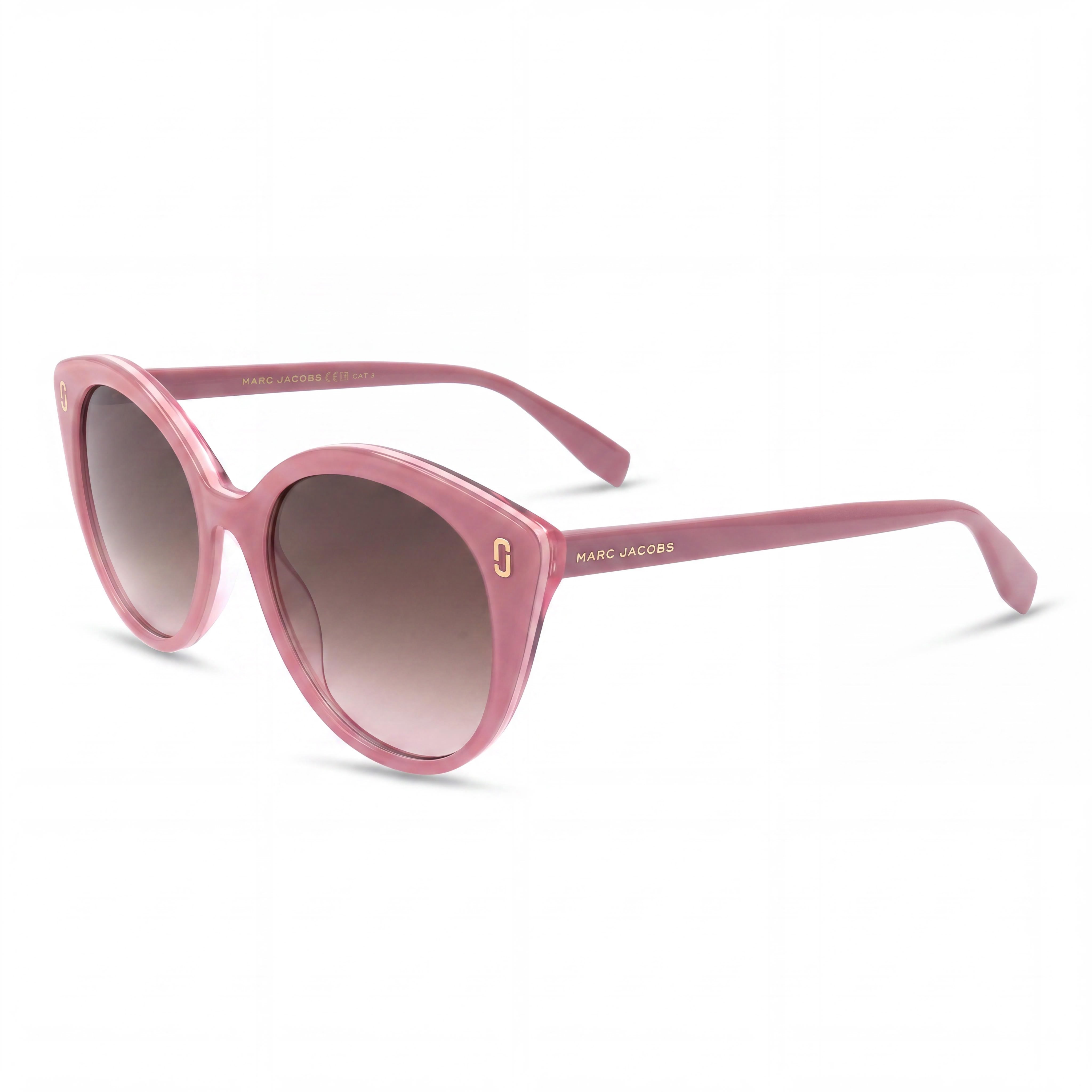 Marc Jacobs Classic Pink Non-Polarized Sunglasses for Women - Bridge Width 18mm, Temple Length 145mm, Photo 1